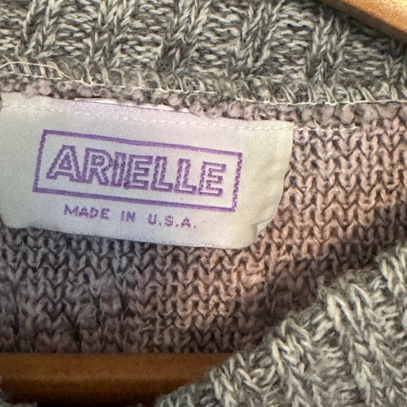 Vintage Sweater Arielle 80's Goose Duck USA Sz M-L Fairy Kawaii Novelty Kitch - Picture 3 of 5